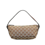Gucci GG Canvas Web Boat Baguette (SHG-9aJiNR)