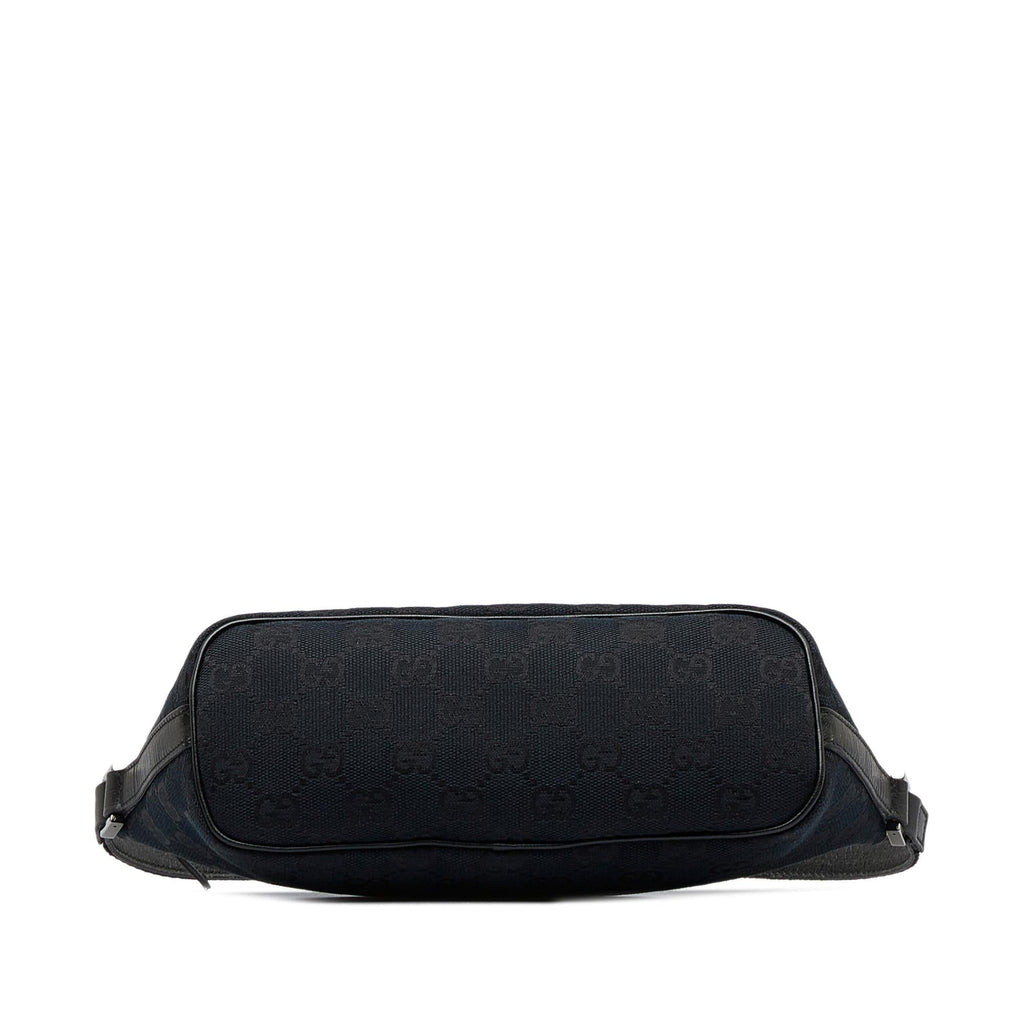 Gucci GG Canvas Web Boat Pochette (SHG-hSS1sG)
