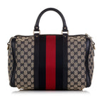 Gucci GG Canvas Web Boston (SHG-36790)