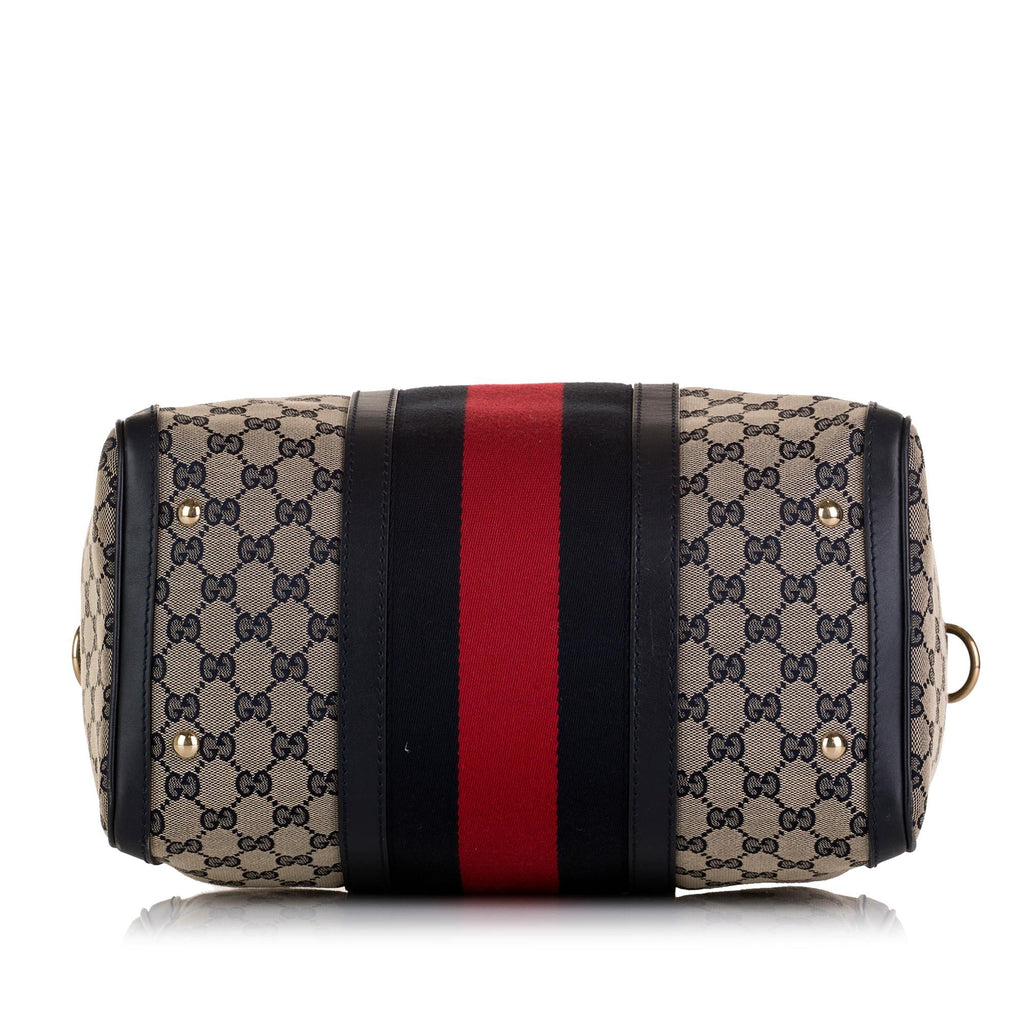 Gucci GG Canvas Web Boston (SHG-36790)