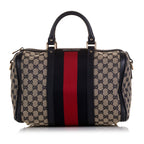 Gucci GG Canvas Web Boston (SHG-36790)