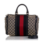 Gucci GG Canvas Web Boston (SHG-36790)