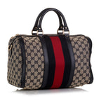 Gucci GG Canvas Web Boston (SHG-36790)
