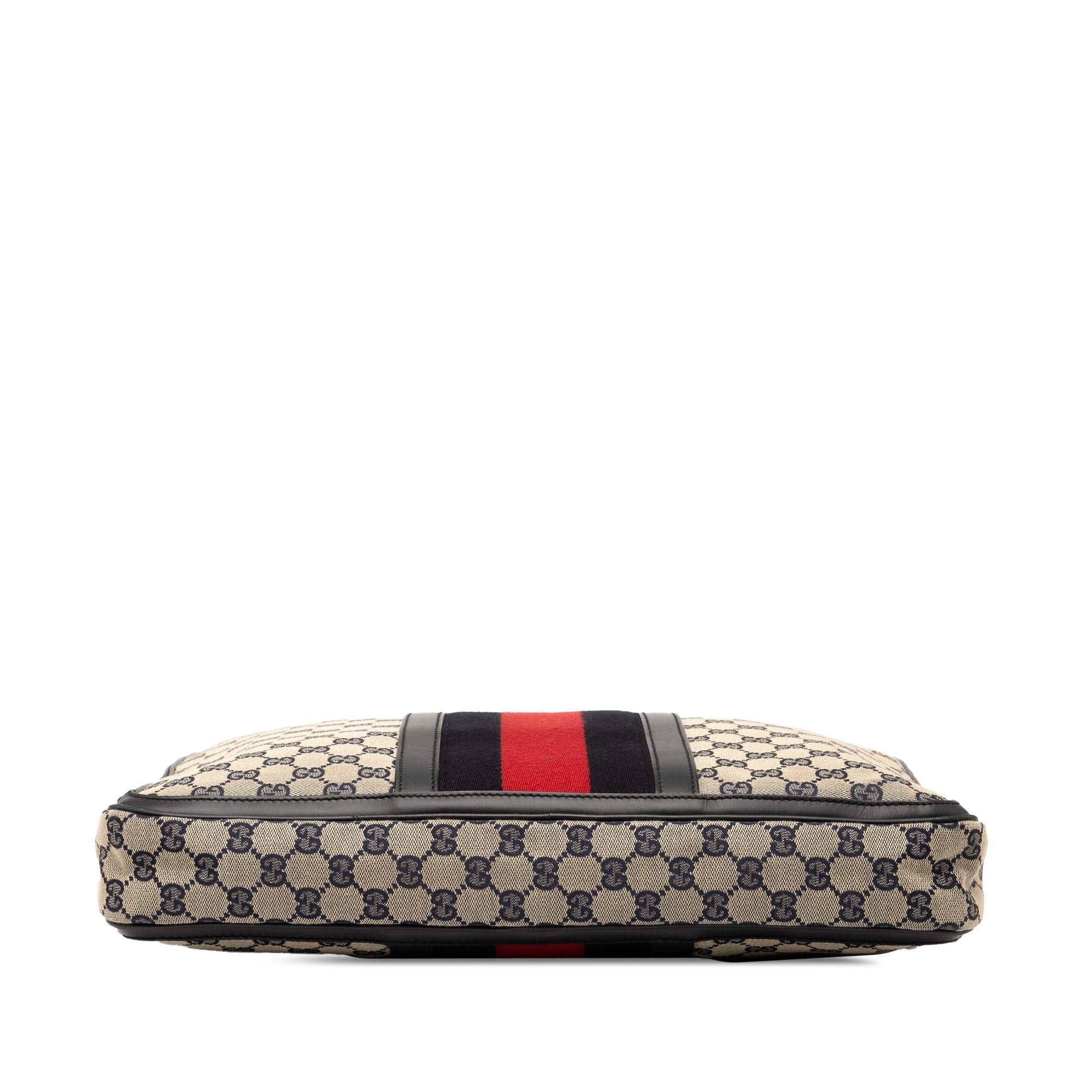 Gucci GG Canvas Web Briefcase
