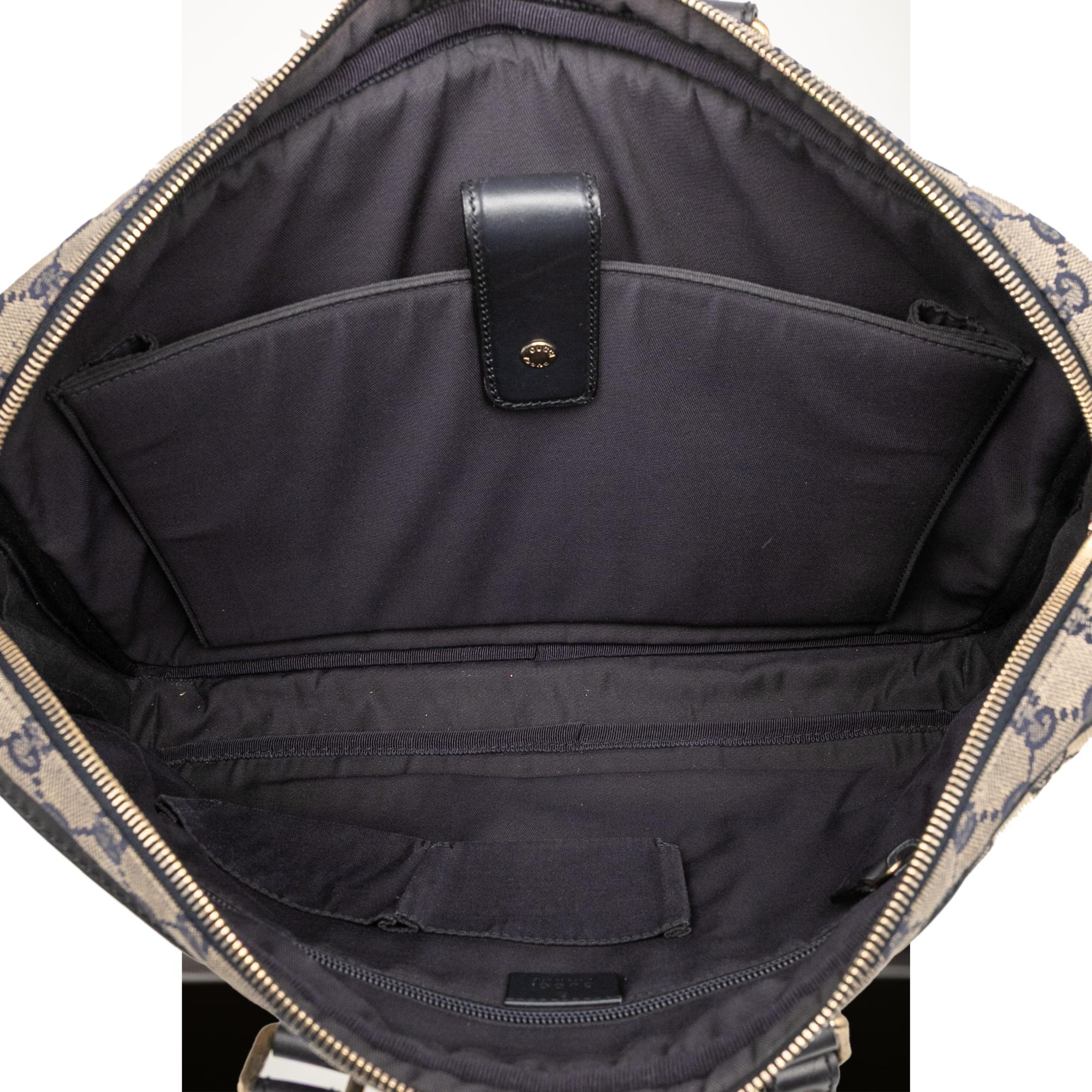Gucci GG Canvas Web Briefcase