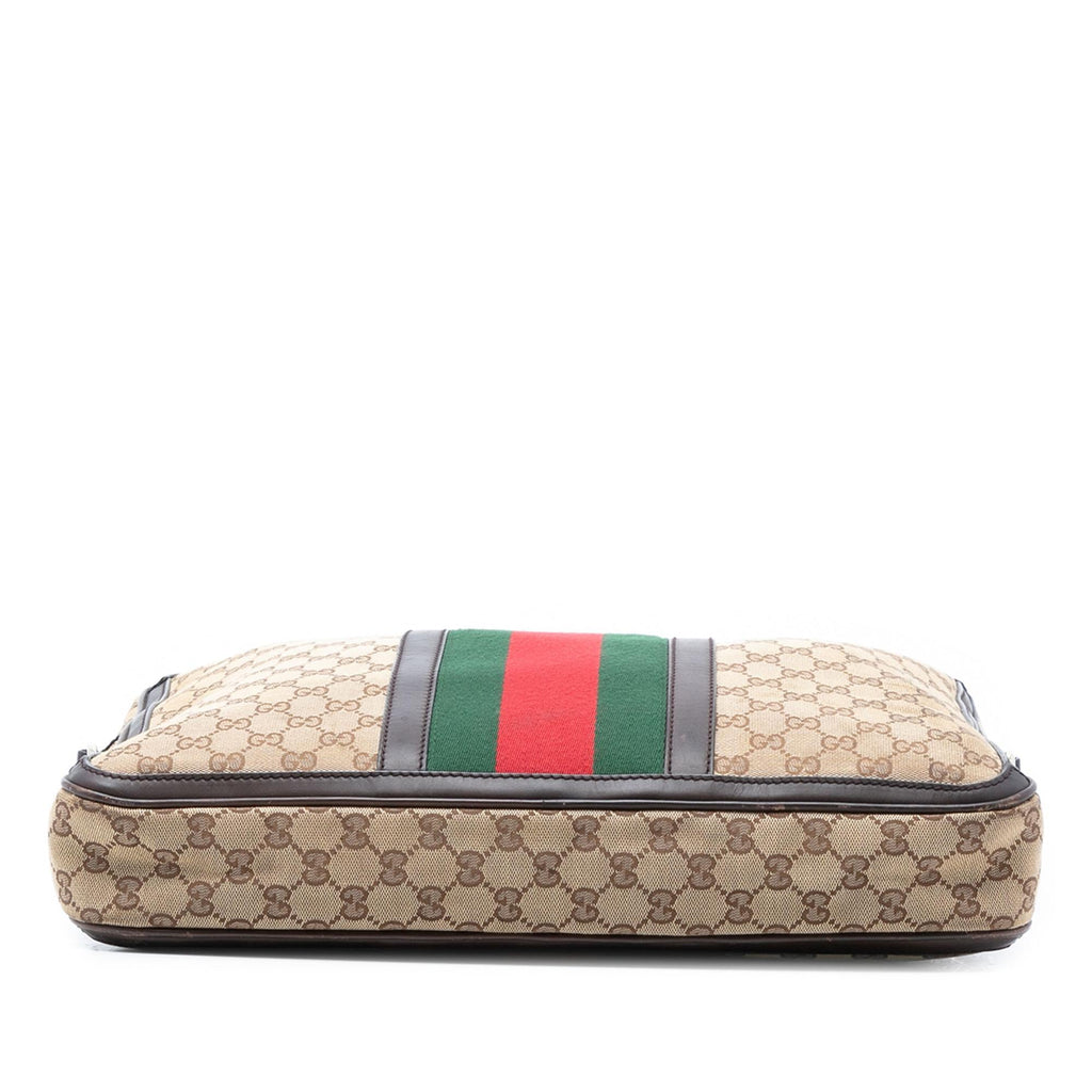 Gucci GG Canvas Web Briefcase