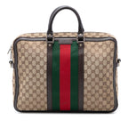 Gucci GG Canvas Web Briefcase