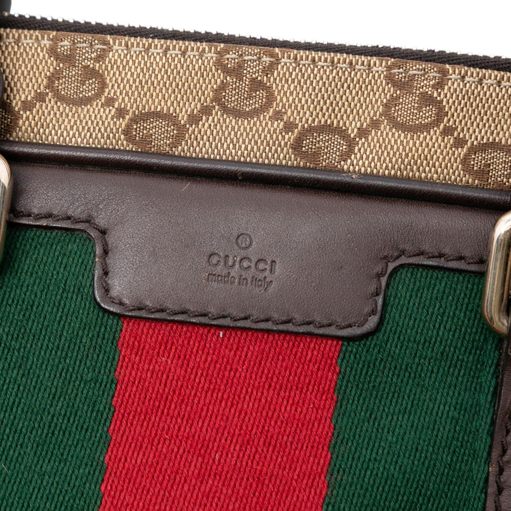 Gucci GG Canvas Web Briefcase
