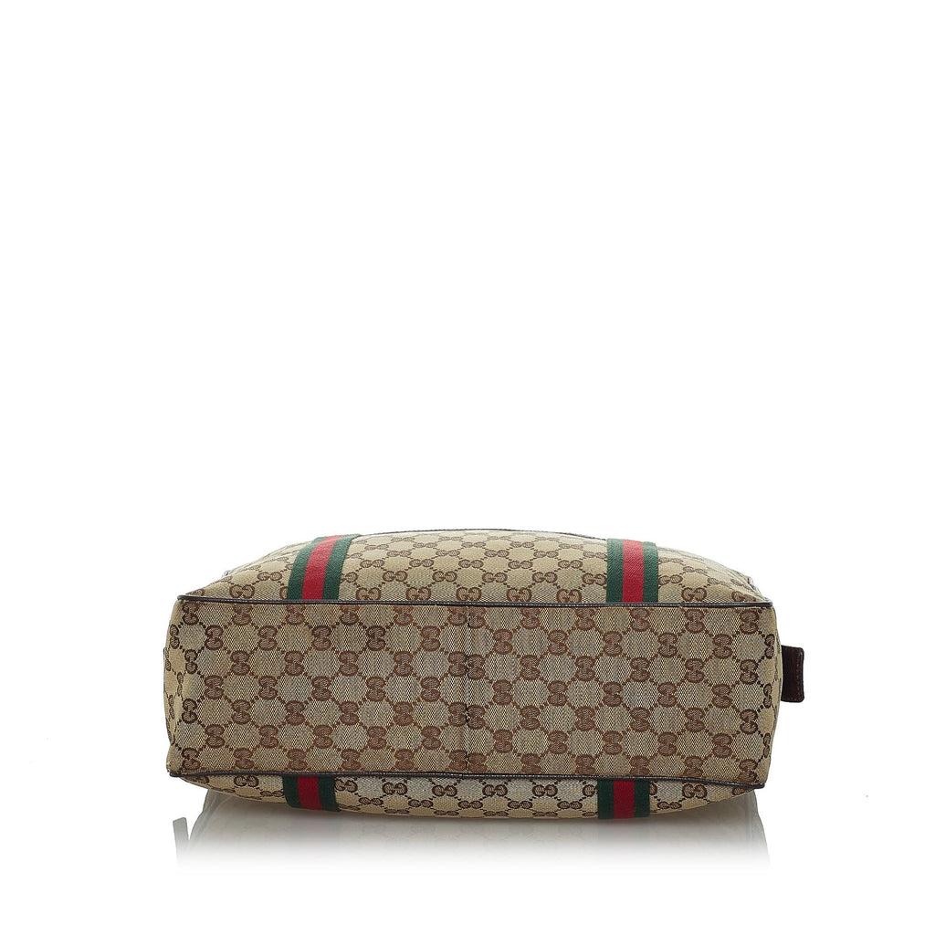 Gucci GG Canvas Web Business Bag (SHG-33948)