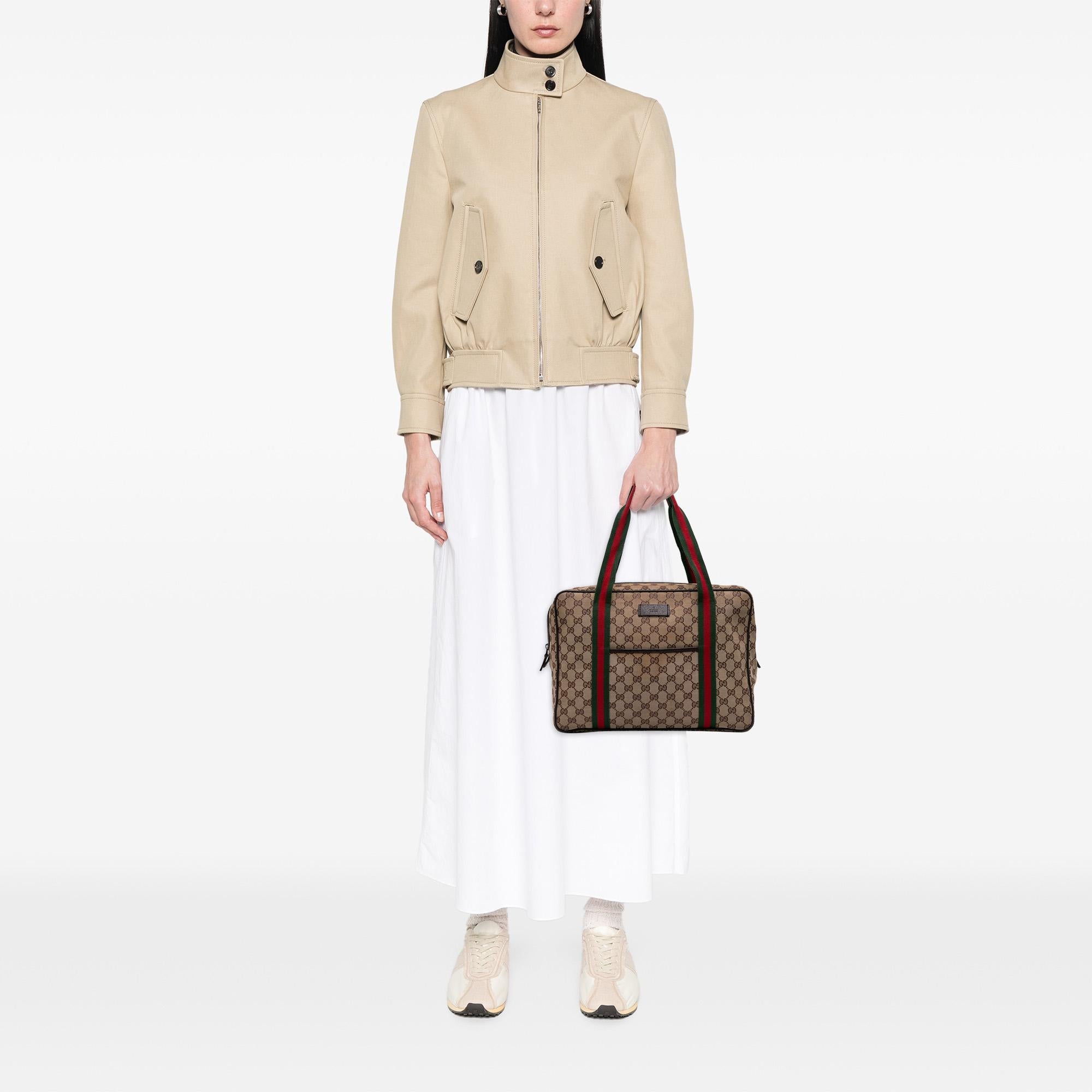 Gucci GG Canvas Web Business Bag