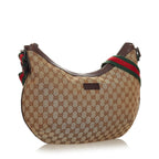 Gucci GG Canvas Web Crossbody Bag (SHG-27205)