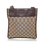 Gucci GG Canvas Web Crossbody Bag (SHG-32732)