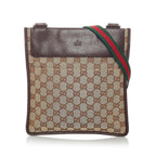 Gucci GG Canvas Web Crossbody Bag (SHG-32732)