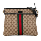 Gucci GG Canvas Web Crossbody Bag (SHG-I38dSw)