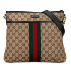 Gucci GG Canvas Web Crossbody Bag (SHG-p1ytZD)