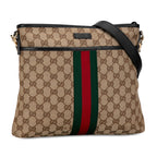 Gucci GG Canvas Web Crossbody Bag (SHG-p1ytZD)
