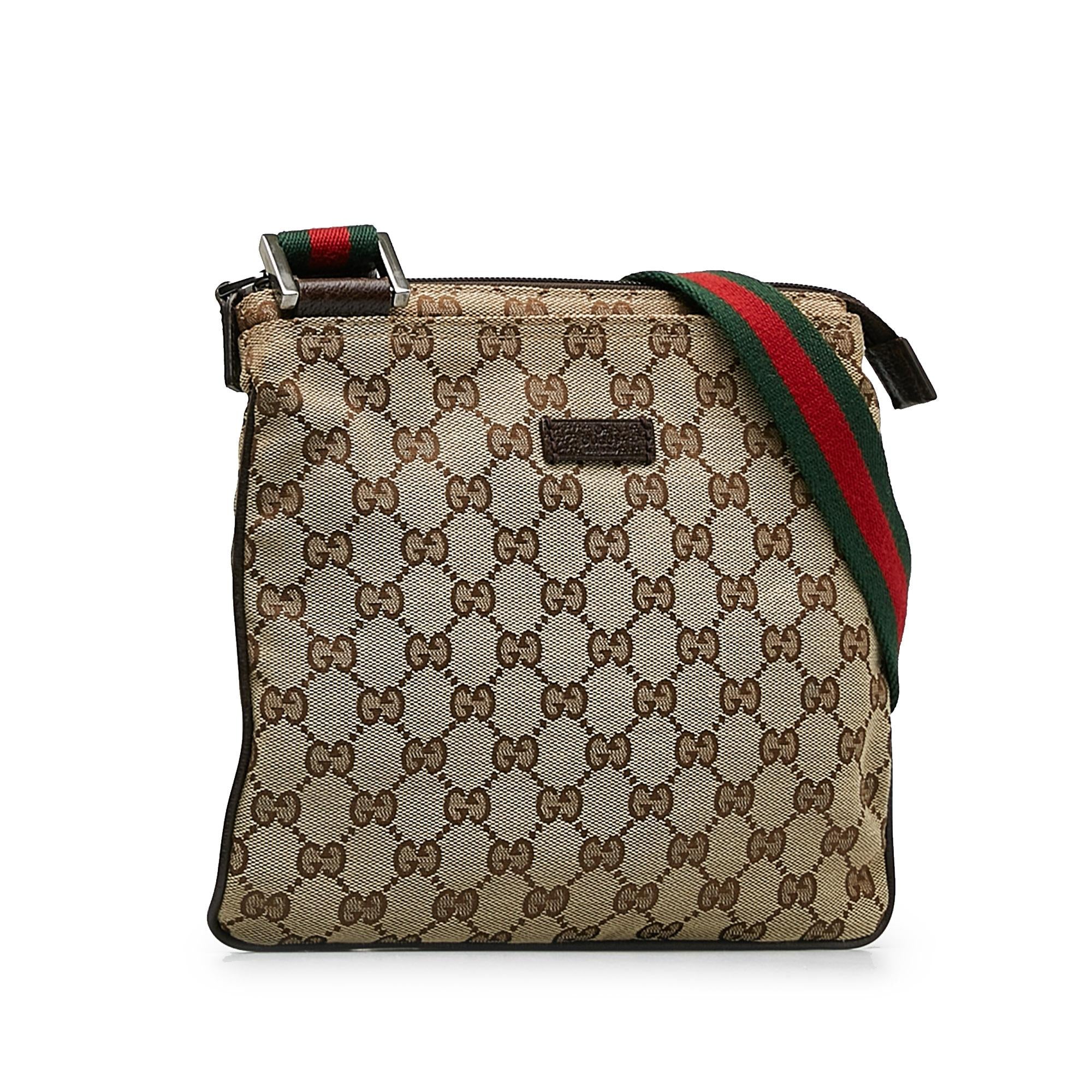 Gucci GG Canvas Web Crossbody (SHG-sHmkxf)