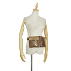 Gucci GG Canvas Web Double Pocket Belt Bag (SHG-YZwuFY)