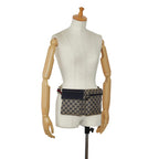 Gucci GG Canvas Web Double Pocket Belt Bag (SHG-VeLchB)