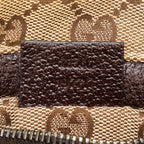 Gucci GG Canvas Web Double Pocket Belt Bag (SHG-aZbnST)