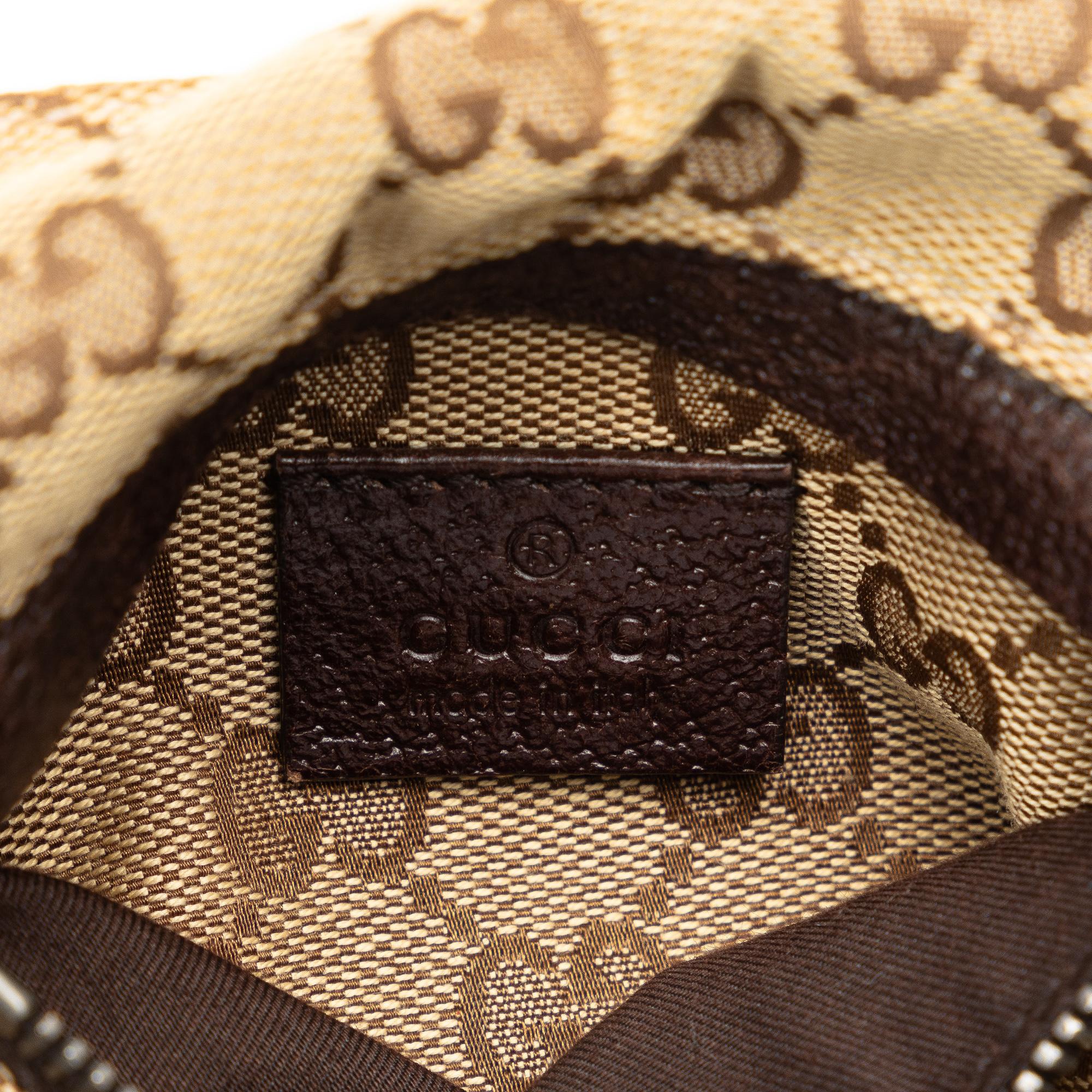 Gucci GG Canvas Web Double Pocket Belt Bag (SHG-aZbnST)