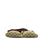 Gucci GG Canvas Web Double Pocket Belt Bag (SHG-8sdlRV)