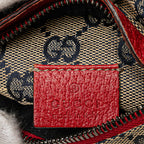 Gucci GG Canvas Web Double Pocket Belt Bag