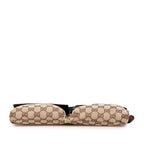 Gucci GG Canvas Web Double Pocket Belt Bag (SHG-o3rVa1)
