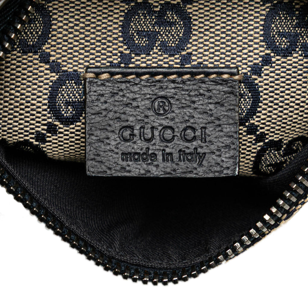 Gucci GG Canvas Web Double Pocket Belt Bag