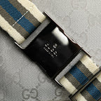 Gucci GG Canvas Web Double Pocket Belt Bag