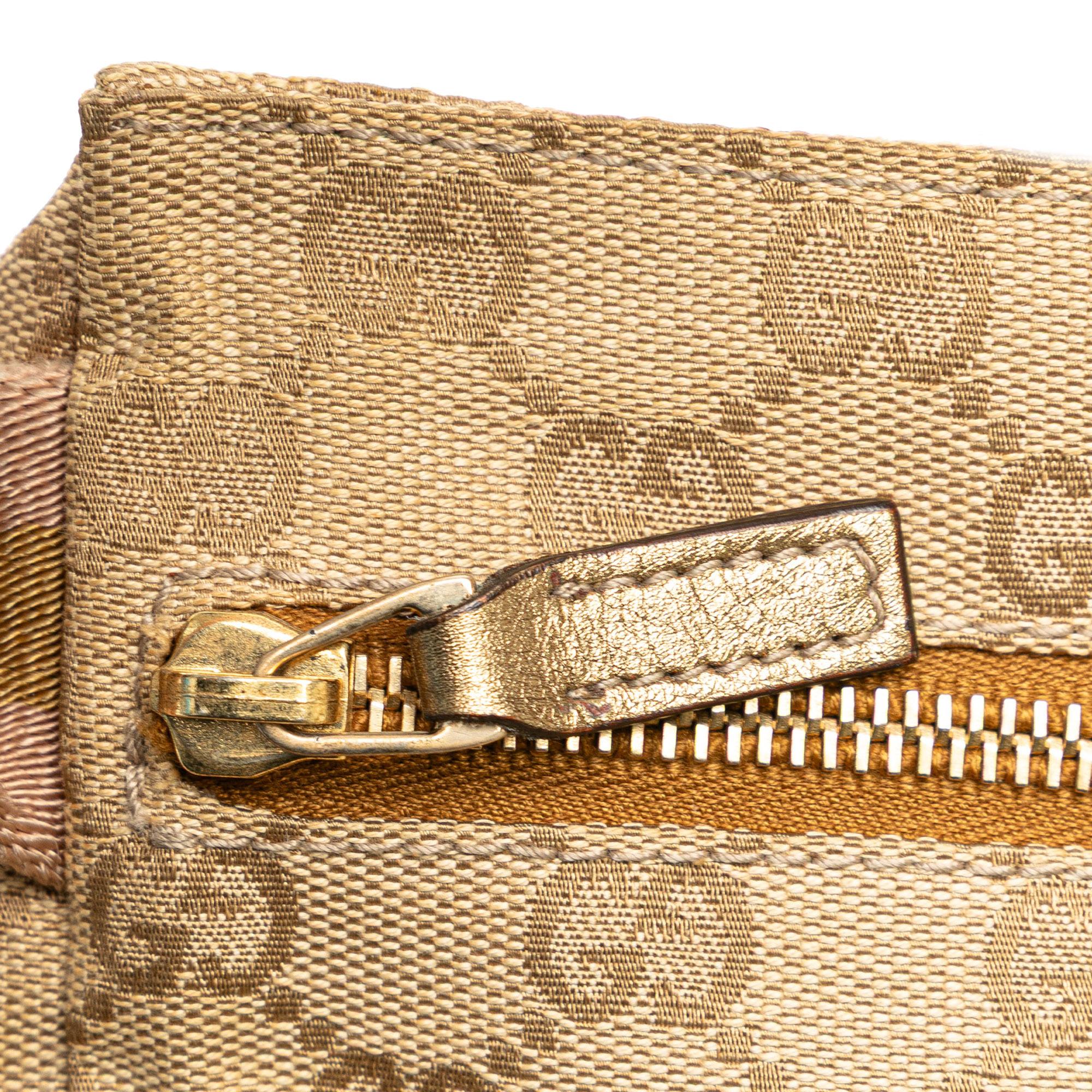 Gucci GG Canvas Web Double Pocket Belt Bag