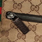 Gucci GG Canvas Web Double Pocket Belt Bag