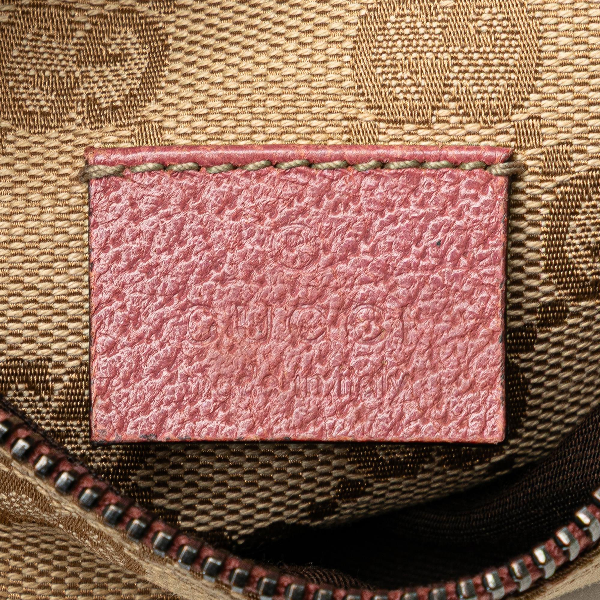 Gucci GG Canvas Web Double Pocket Belt Bag