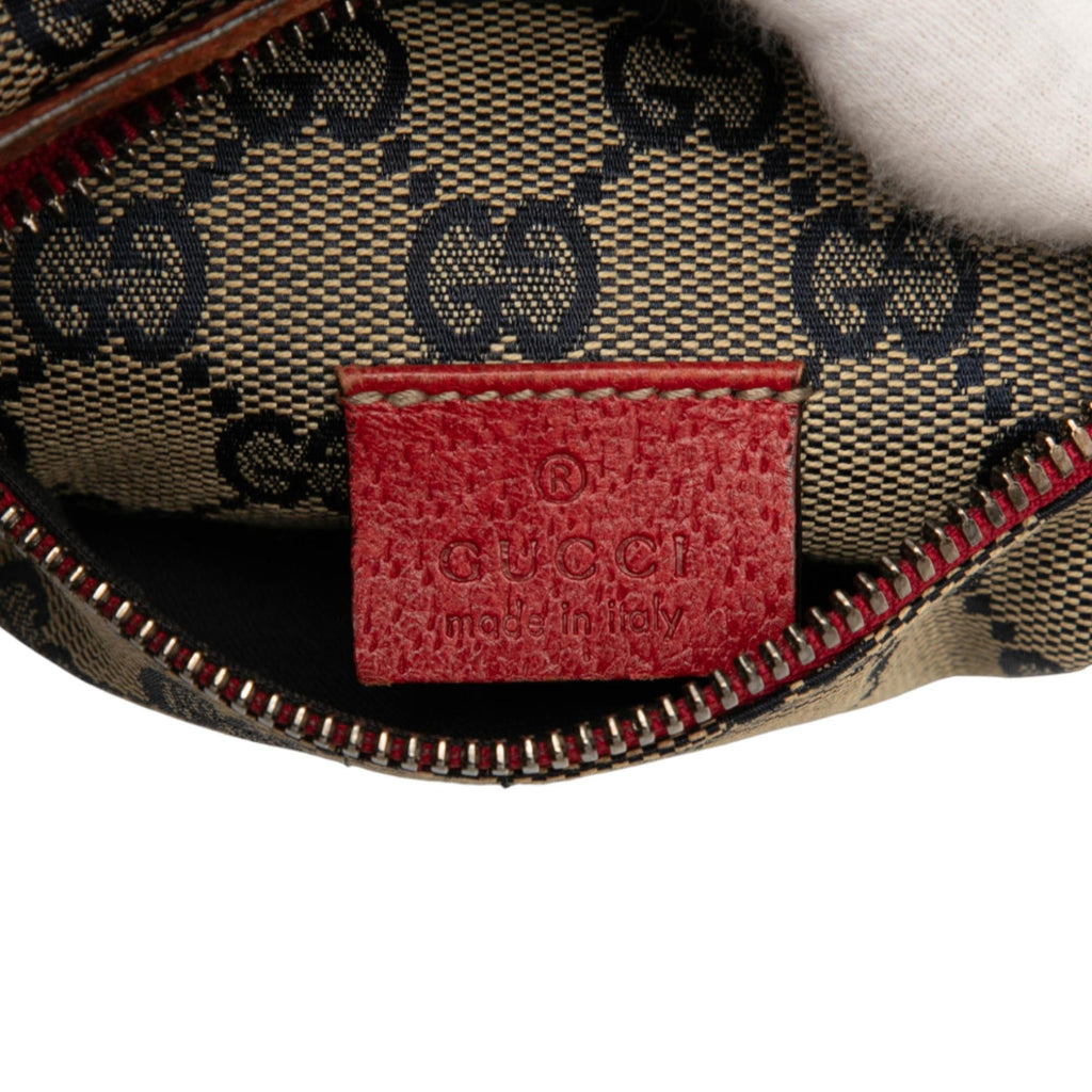Gucci GG Canvas Web Double Pocket Belt Bag