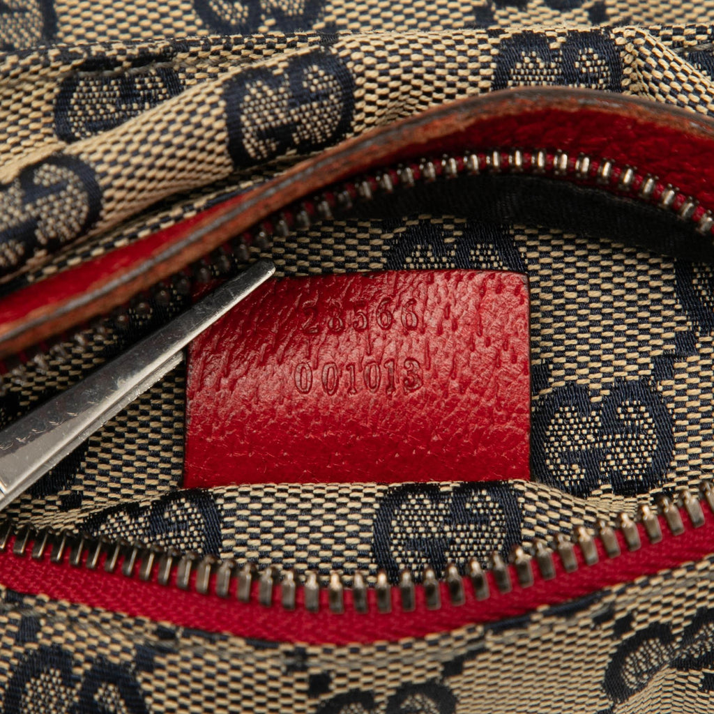 Gucci GG Canvas Web Double Pocket Belt Bag