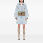 Gucci GG Canvas Web Double Pocket Belt Bag
