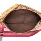 Gucci GG Canvas Web Double Pocket Belt Bag