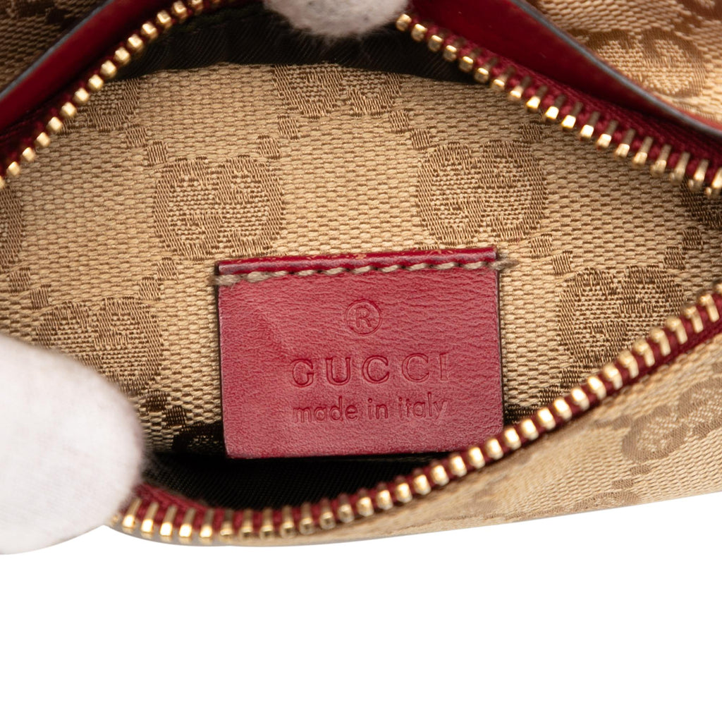 Gucci GG Canvas Web Double Pocket Belt Bag