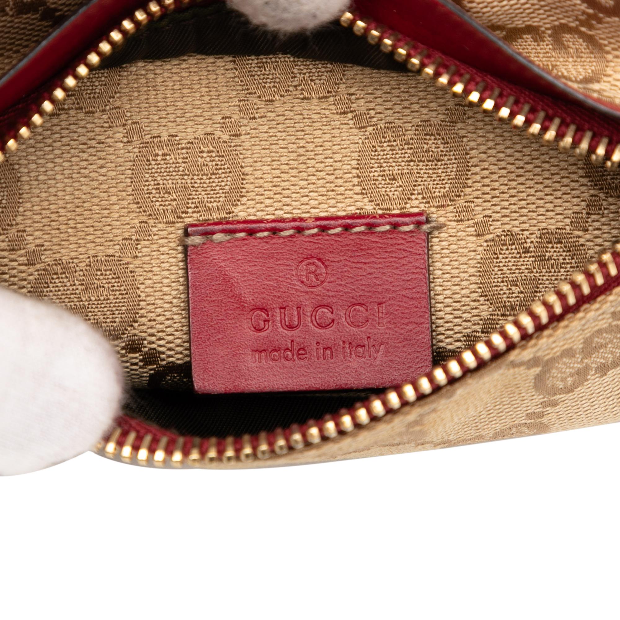 Gucci GG Canvas Web Double Pocket Belt Bag