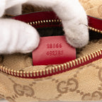 Gucci GG Canvas Web Double Pocket Belt Bag