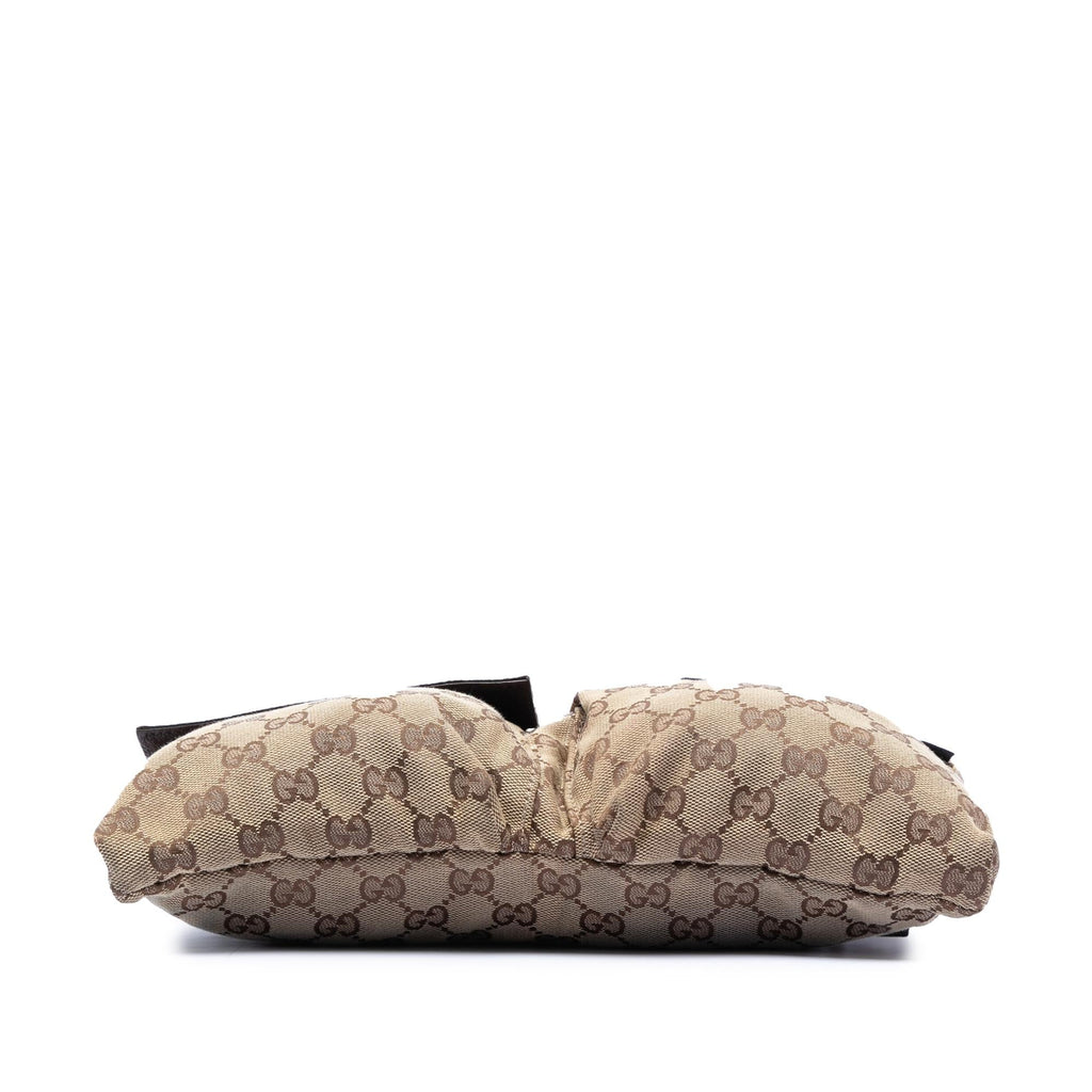 Gucci GG Canvas Web Double Pocket Belt Bag