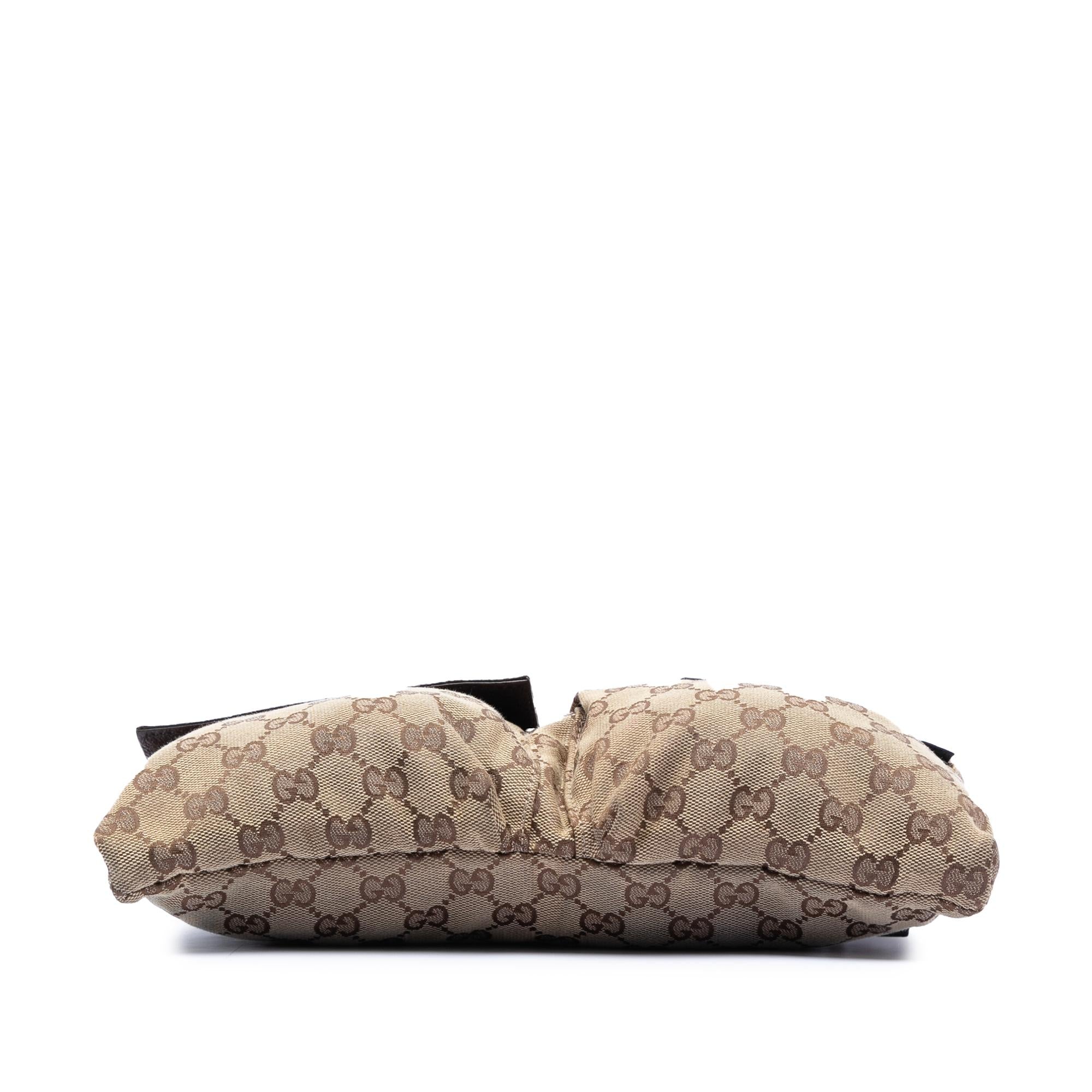 Gucci GG Canvas Web Double Pocket Belt Bag