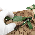 Gucci GG Canvas Web Double Pocket Belt Bag