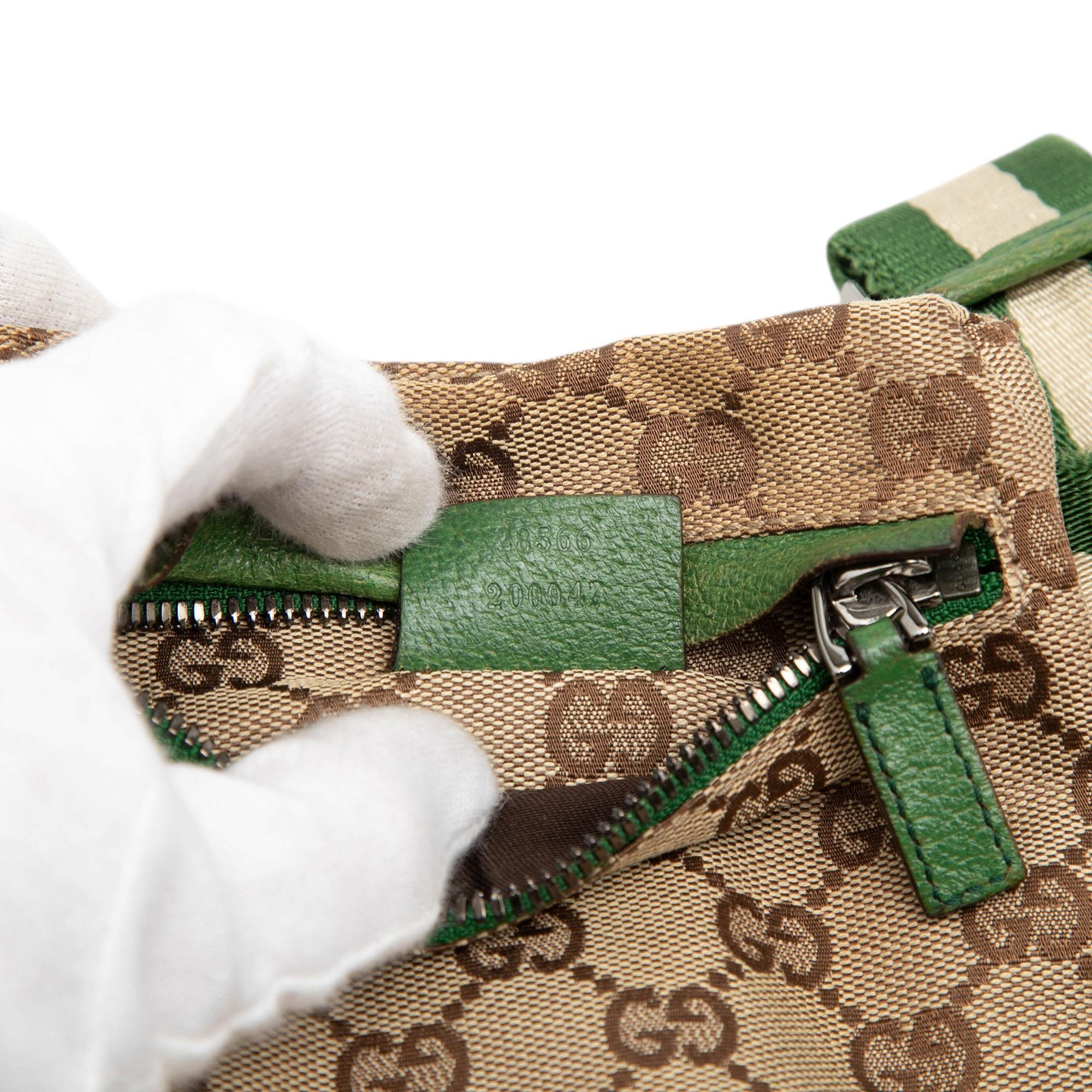 Gucci GG Canvas Web Double Pocket Belt Bag
