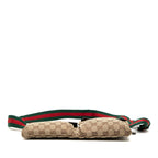 Gucci GG Canvas Web Double Pocket Belt Bag