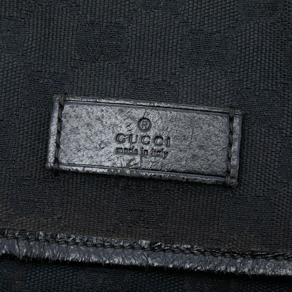 Gucci GG Canvas Web Flap Messenger Bag