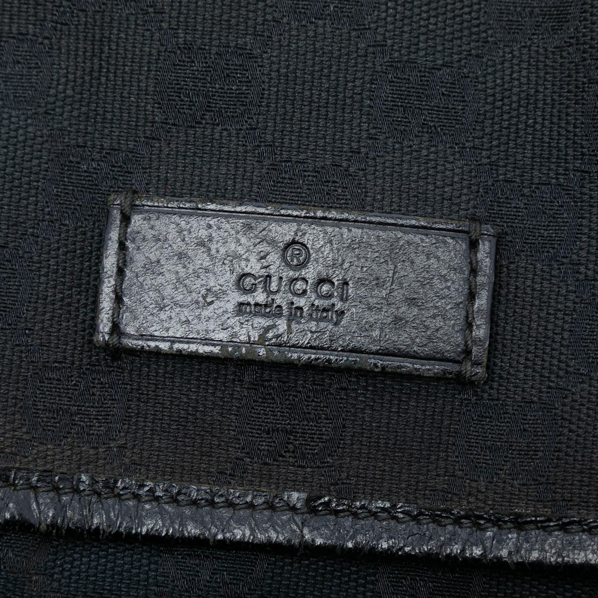 Gucci GG Canvas Web Flap Messenger Bag
