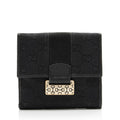 Gucci GG Canvas Web French Wallet (SHF-23107)