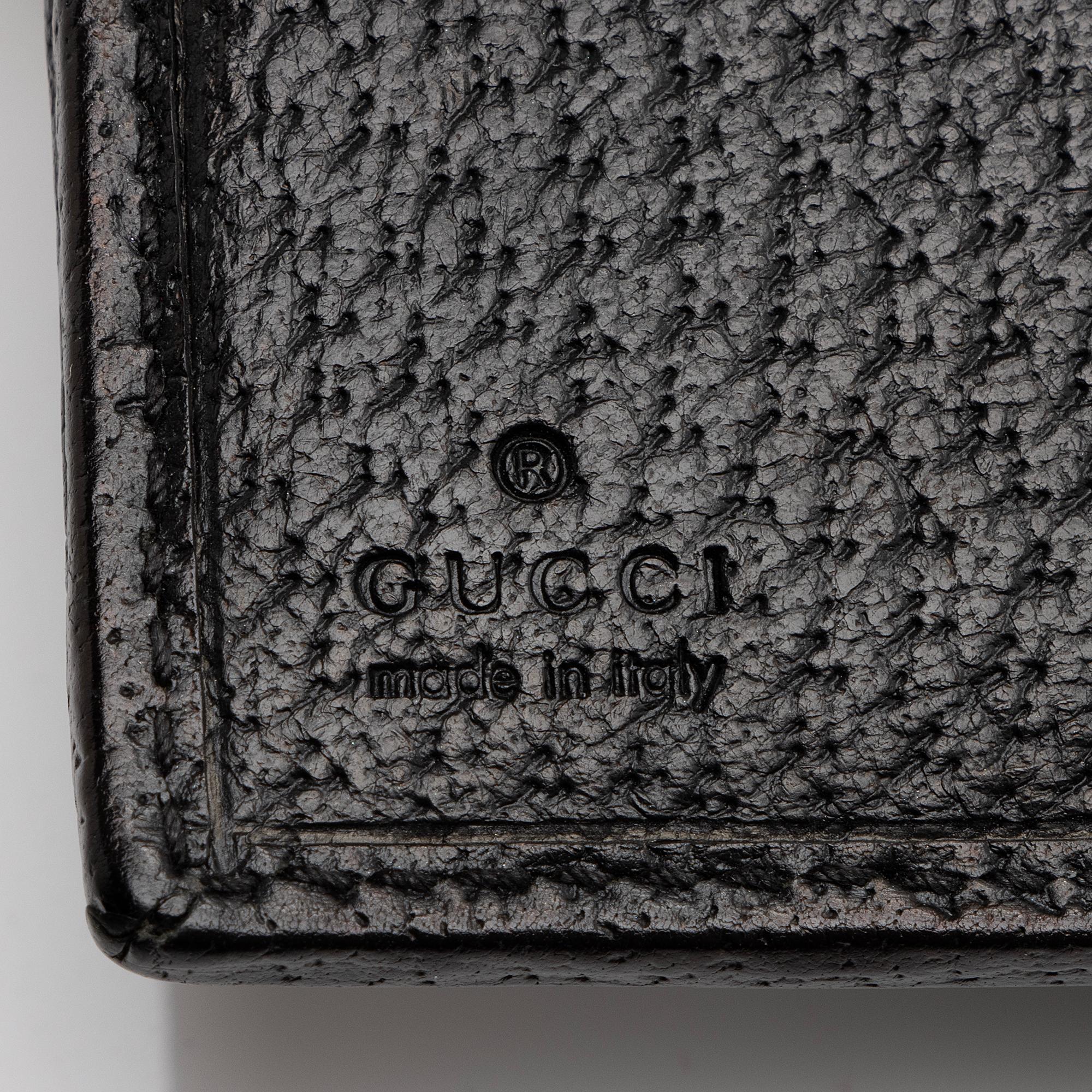 Gucci GG Canvas Web French Wallet (SHF-23107)