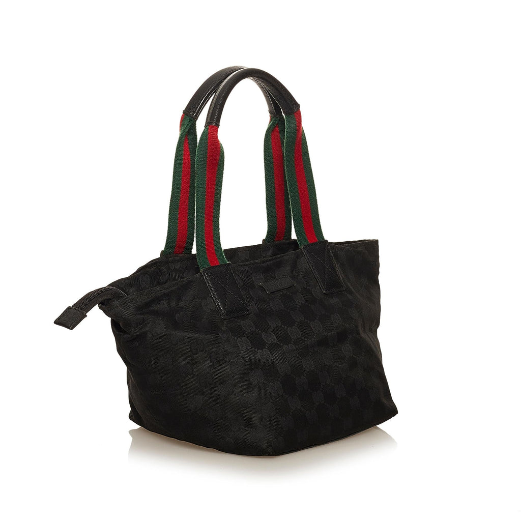 Gucci GG Canvas Web Handbag (SHG-29364)